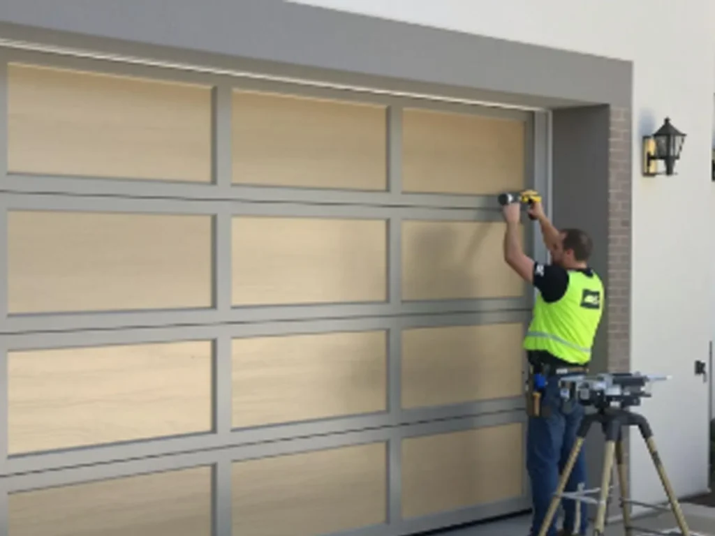 Modern Franklin home with newly installed Everlast Garage Doors