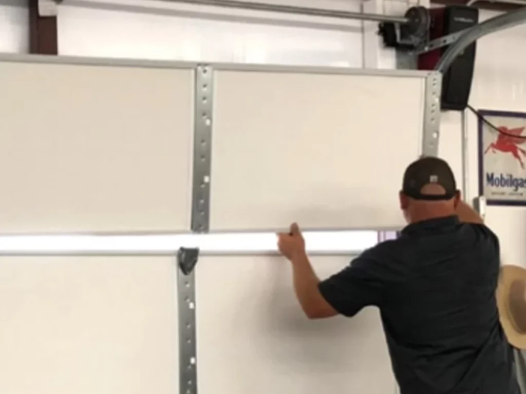 Modern garage door replacement by Everlast Garage Doors in Franklin, TN