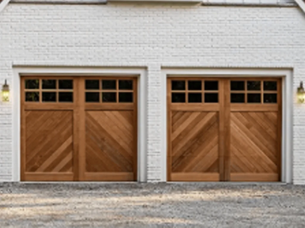 Modern custom garage door design by Everlast Garage Doors in Franklin, TN