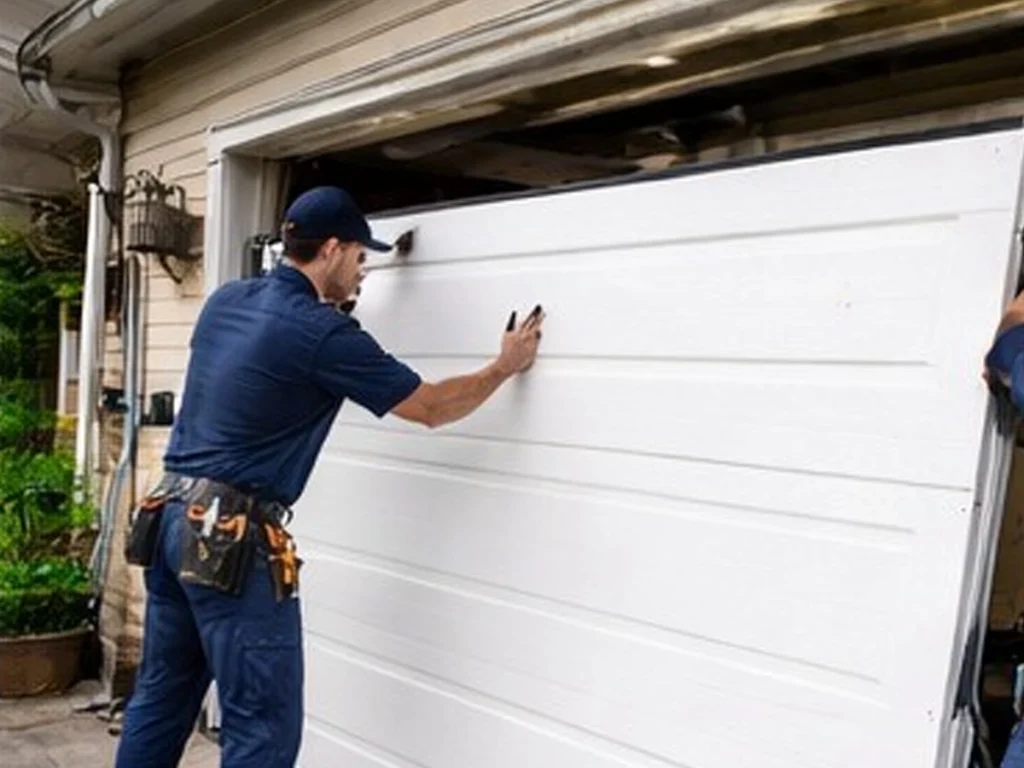 Franklin home with garage door replacements by Everlast Garage Doors