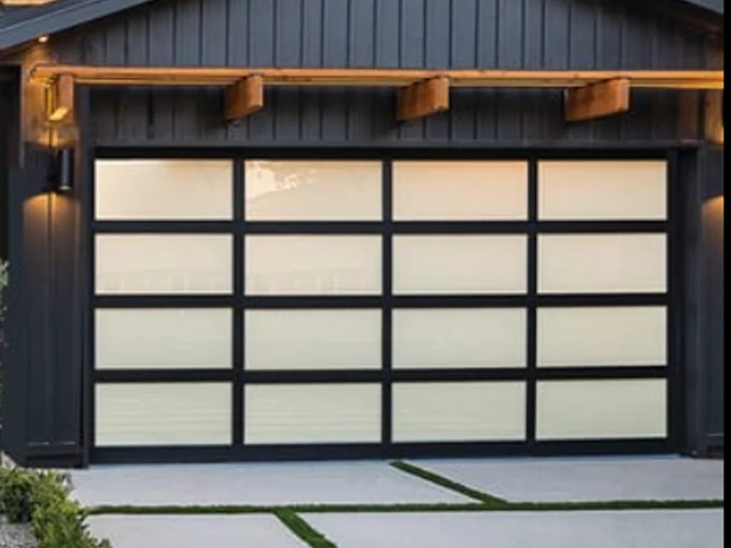 Unique custom garage doors installed by Everlast Garage Doors in Franklin, TN