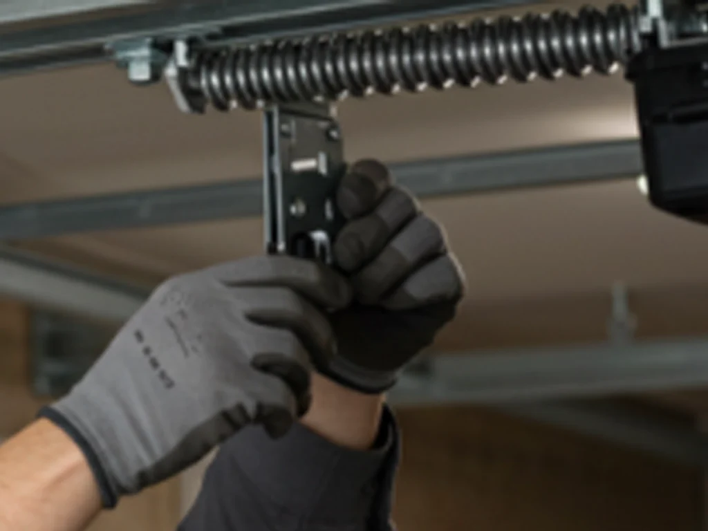 emergency garage door services Franklin TN technician securing broken spring