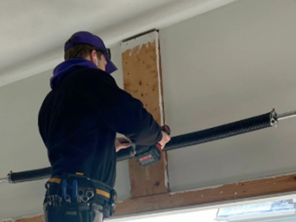 Garage door parts inspection for a home in Franklin TN by Everlast Garage Doors