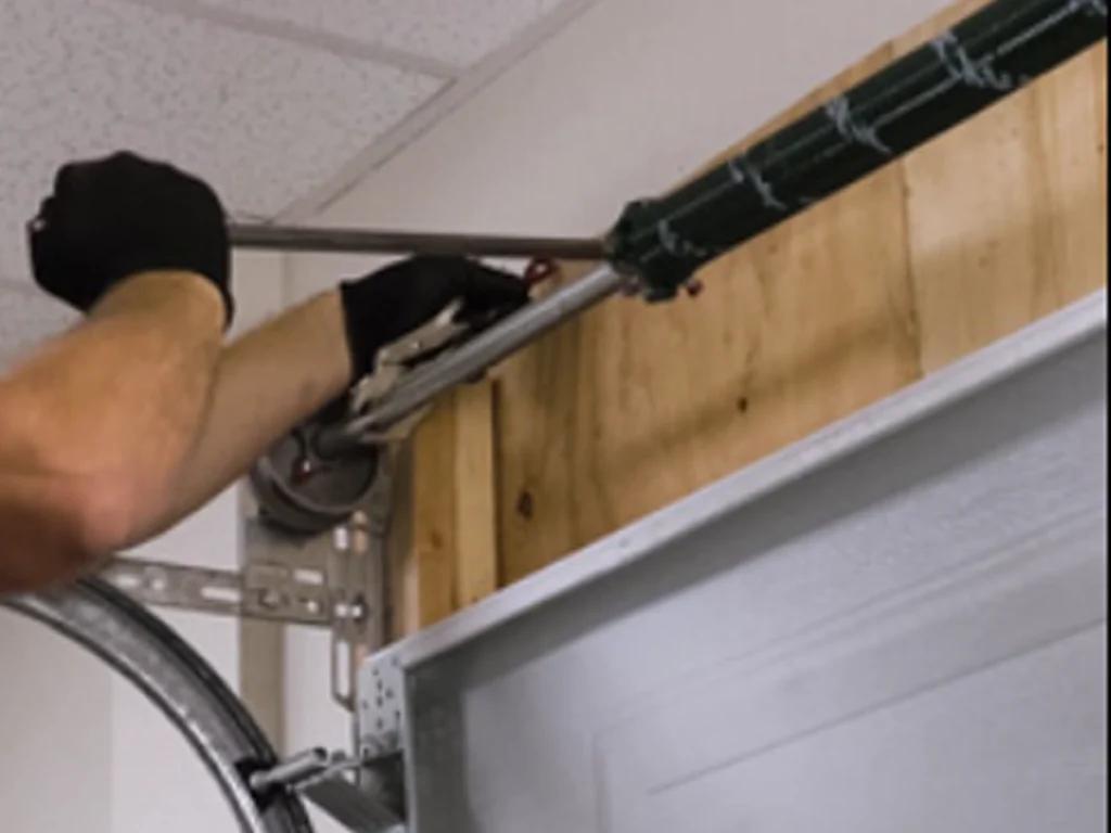 Garage Door Repair Franklin TN technician performing a safe door inspection