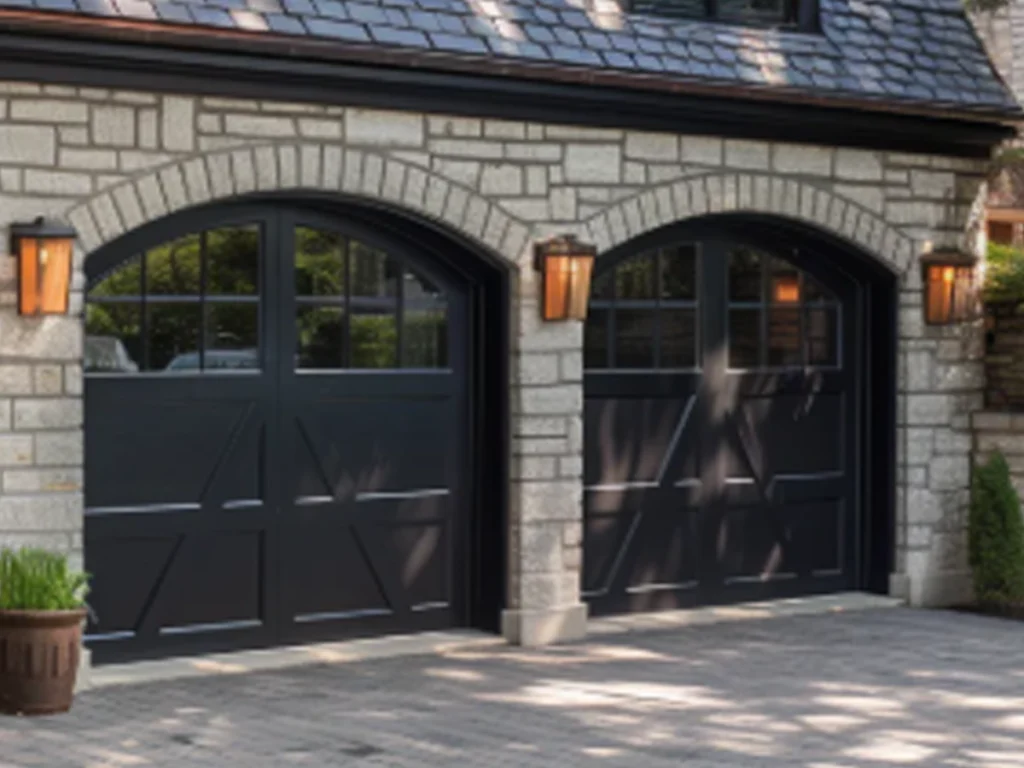 garage door upgrades Franklin TN showing a refreshed modern garage door on a Franklin home