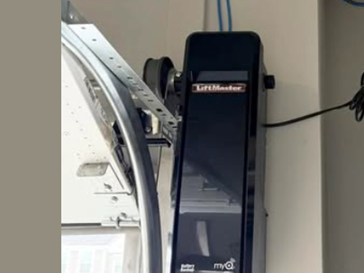 Modern Smart Openers Franklin installed by Everlast Garage Doors in a clean residential garage