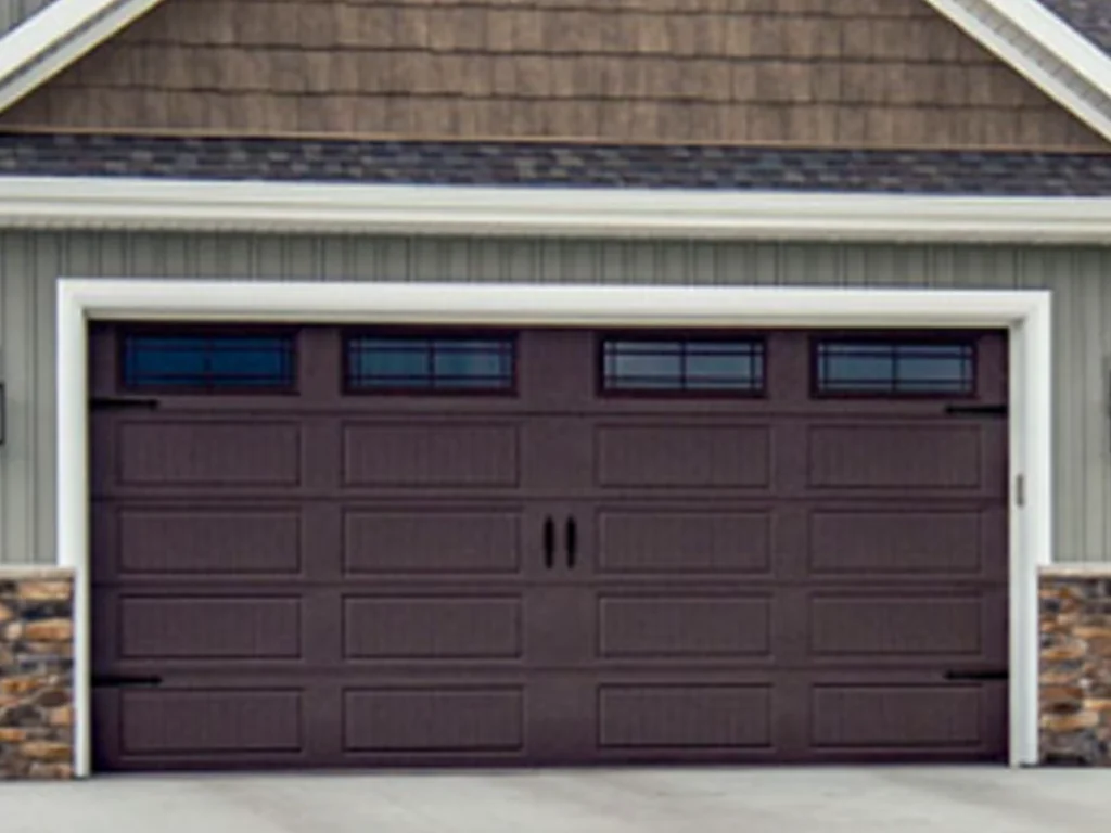 New Home Garage Door Installation Franklin with Everlast Garage Doors installing a clean modern garage door on a new home