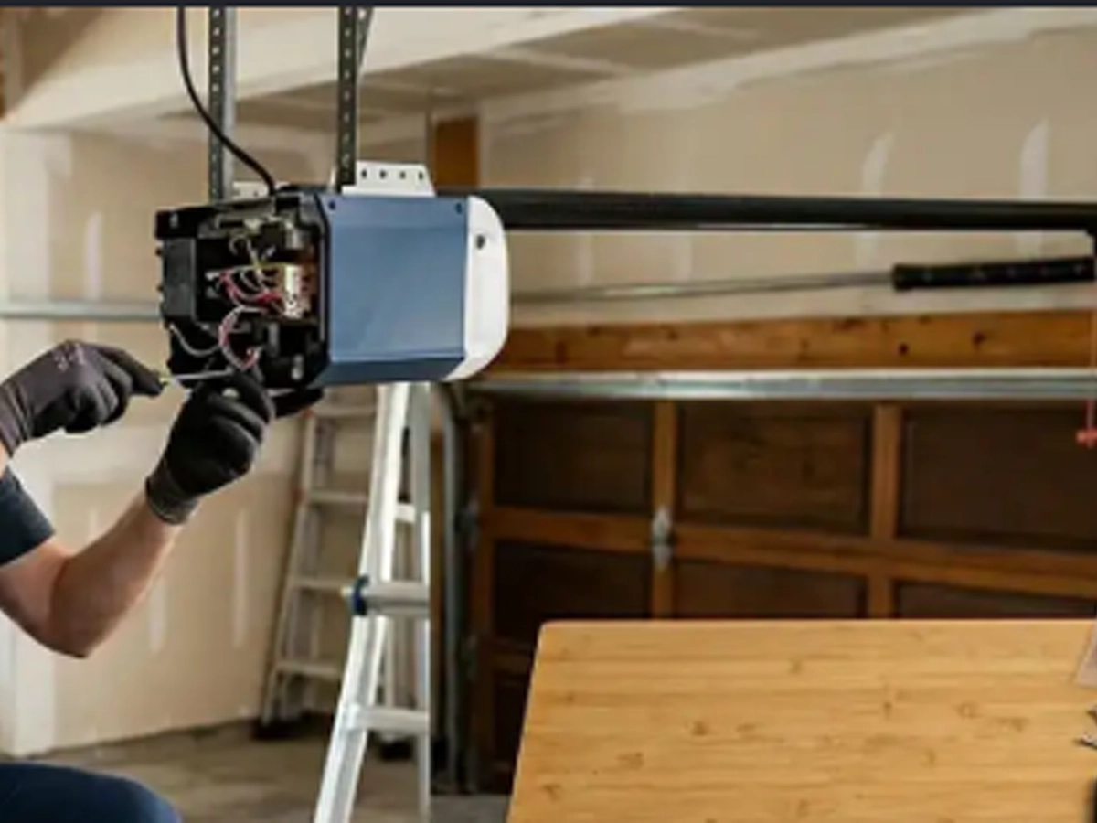Aging garage door opener inspection in Franklin TN