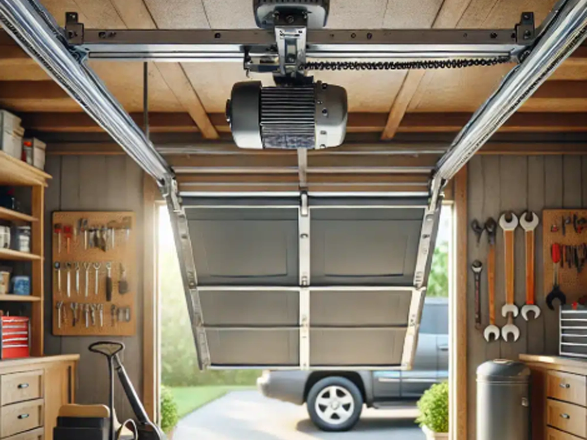 Modern garage door openers Franklin home with safe smart access