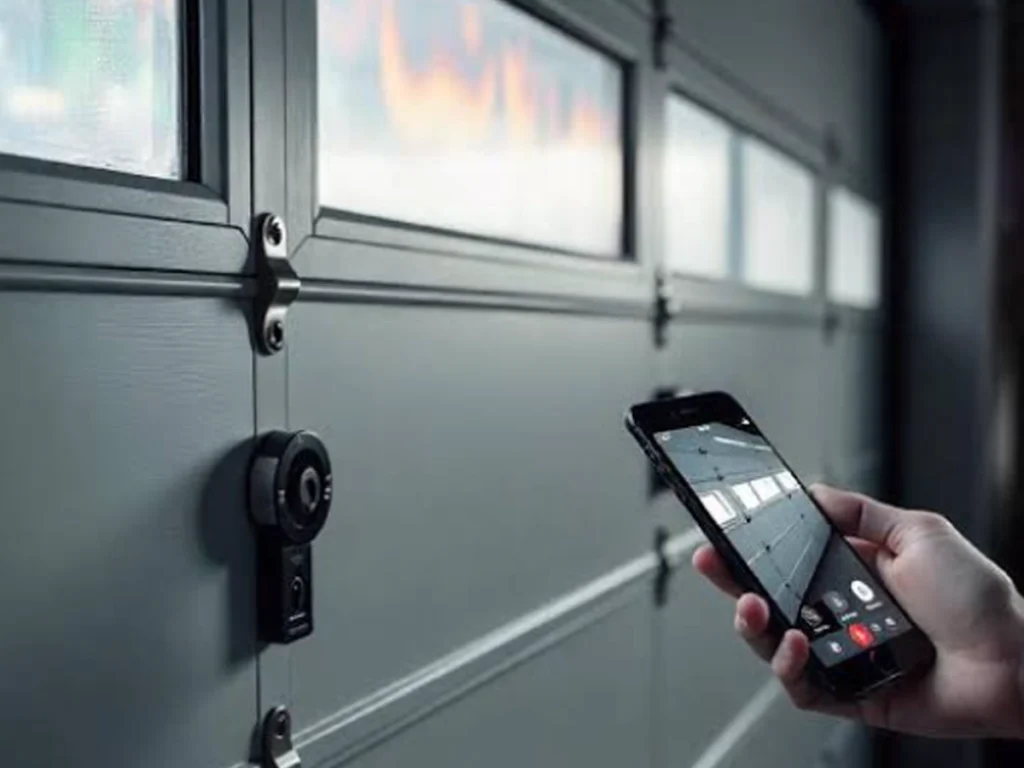 Smart garage door installation with mobile security controls in Franklin, TN