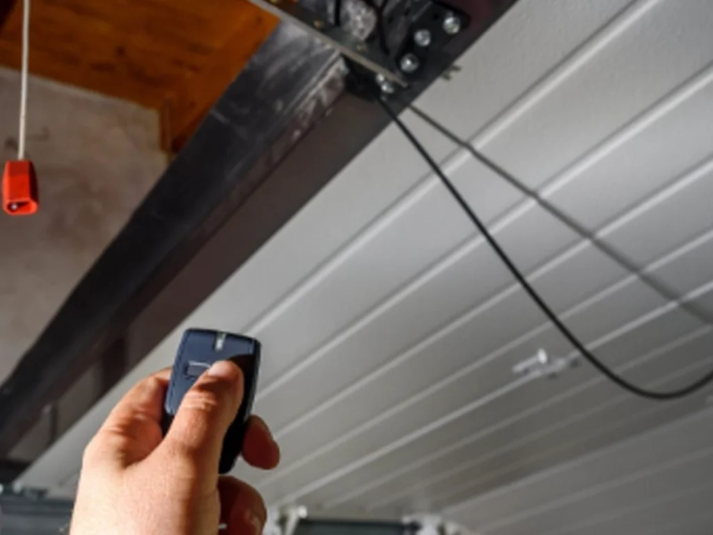 Troubleshooting a Garage Door Opener That Won't Close in Franklin TN with safety sensors near the garage floor