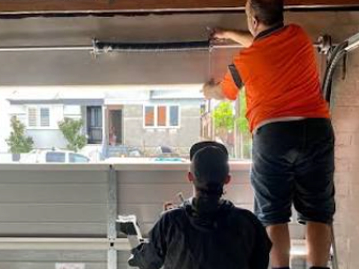Upgrading existing garage doors for better functionality at a Franklin Tennessee home