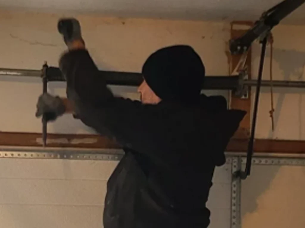Garage door repair tips for older residential doors during a professional Franklin TN inspection