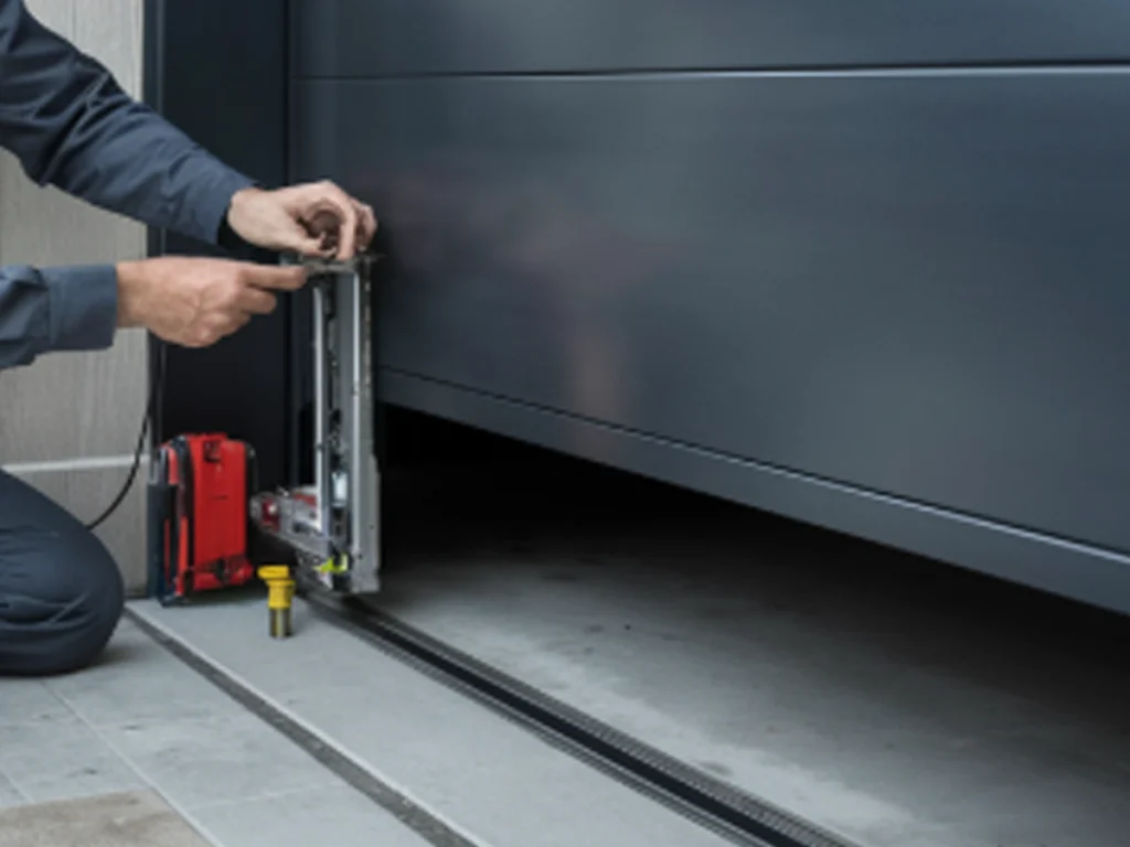 Garage door upgrades for older Franklin homes with a custom carriage style door and modern safety features